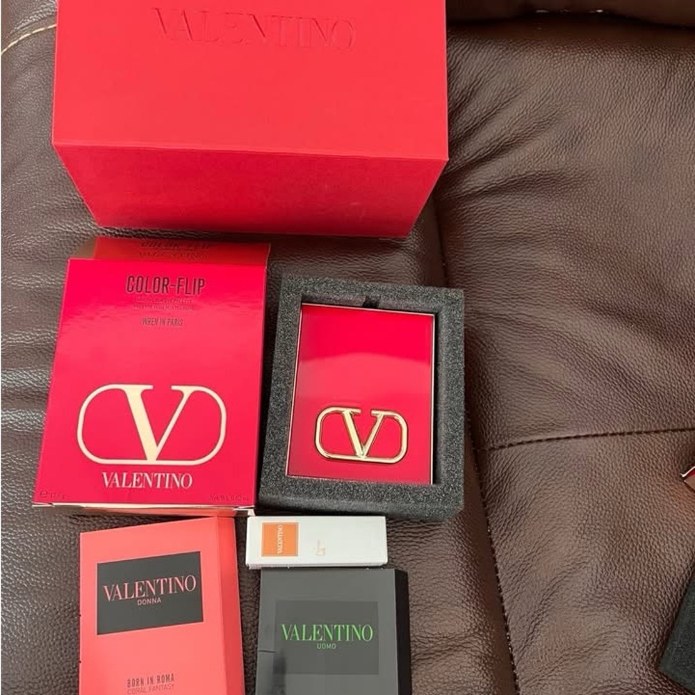 Valentino Red and Gold Eyeshadow Palette